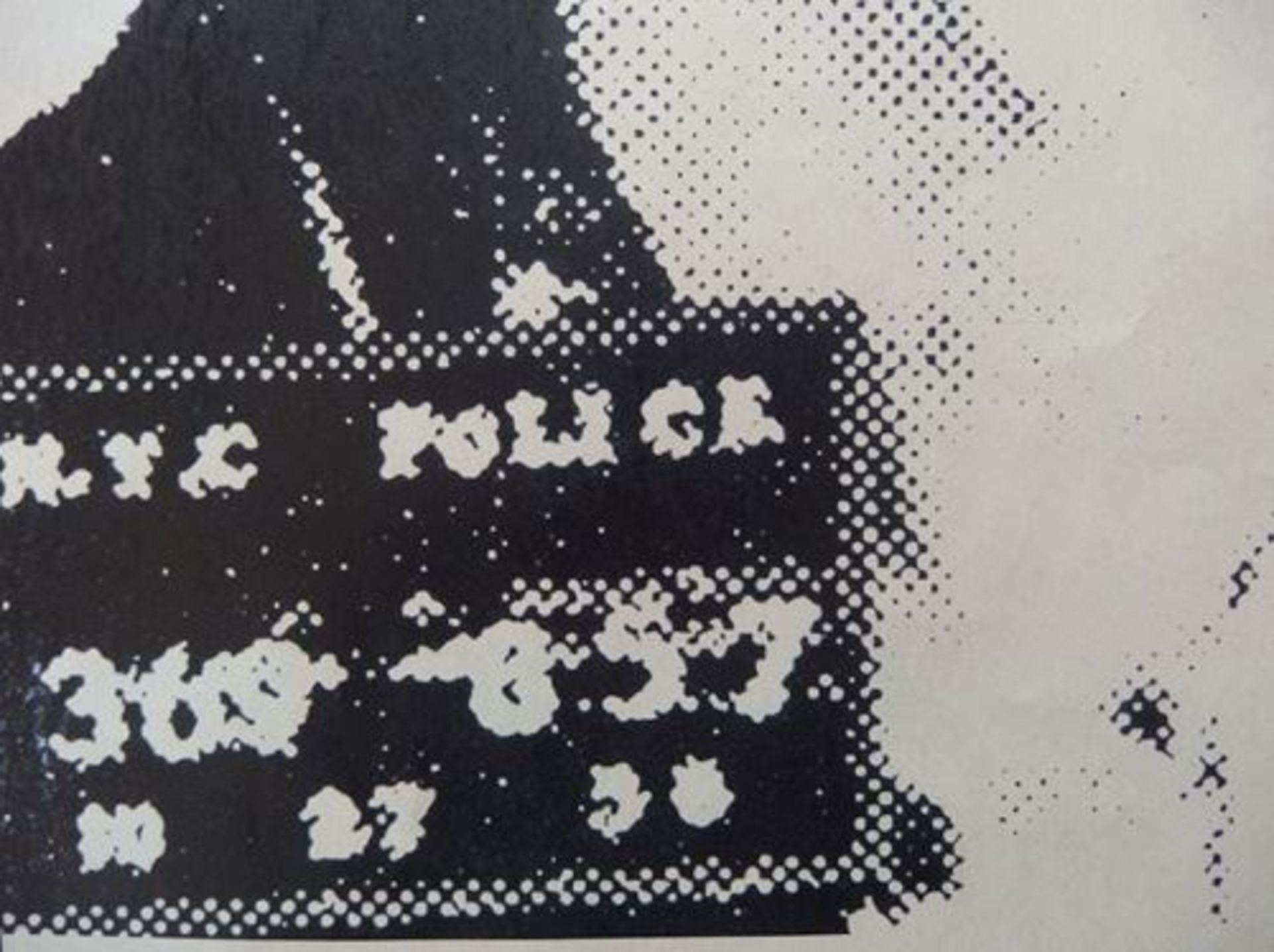 Andy WARHOL The thirteen most wanted (n ° 17 John Joseph) - 1967 Original [...] - Bild 8 aus 10