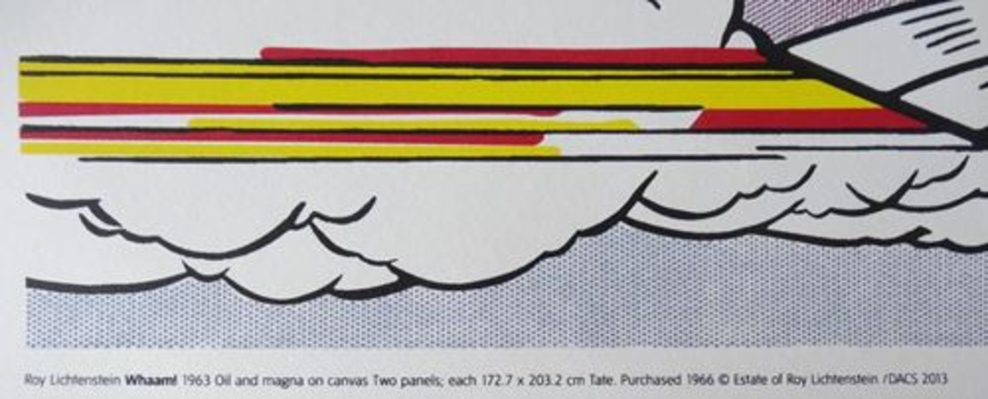 Roy LICHTENSTEIN (after) Whaam! Serigraphy edited by Tate Gallery, [...] - Bild 6 aus 6