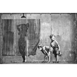 Banksy (after) Kids, 2019 Screen printing on brushed aluminium plate Numbered 1/10 [...]