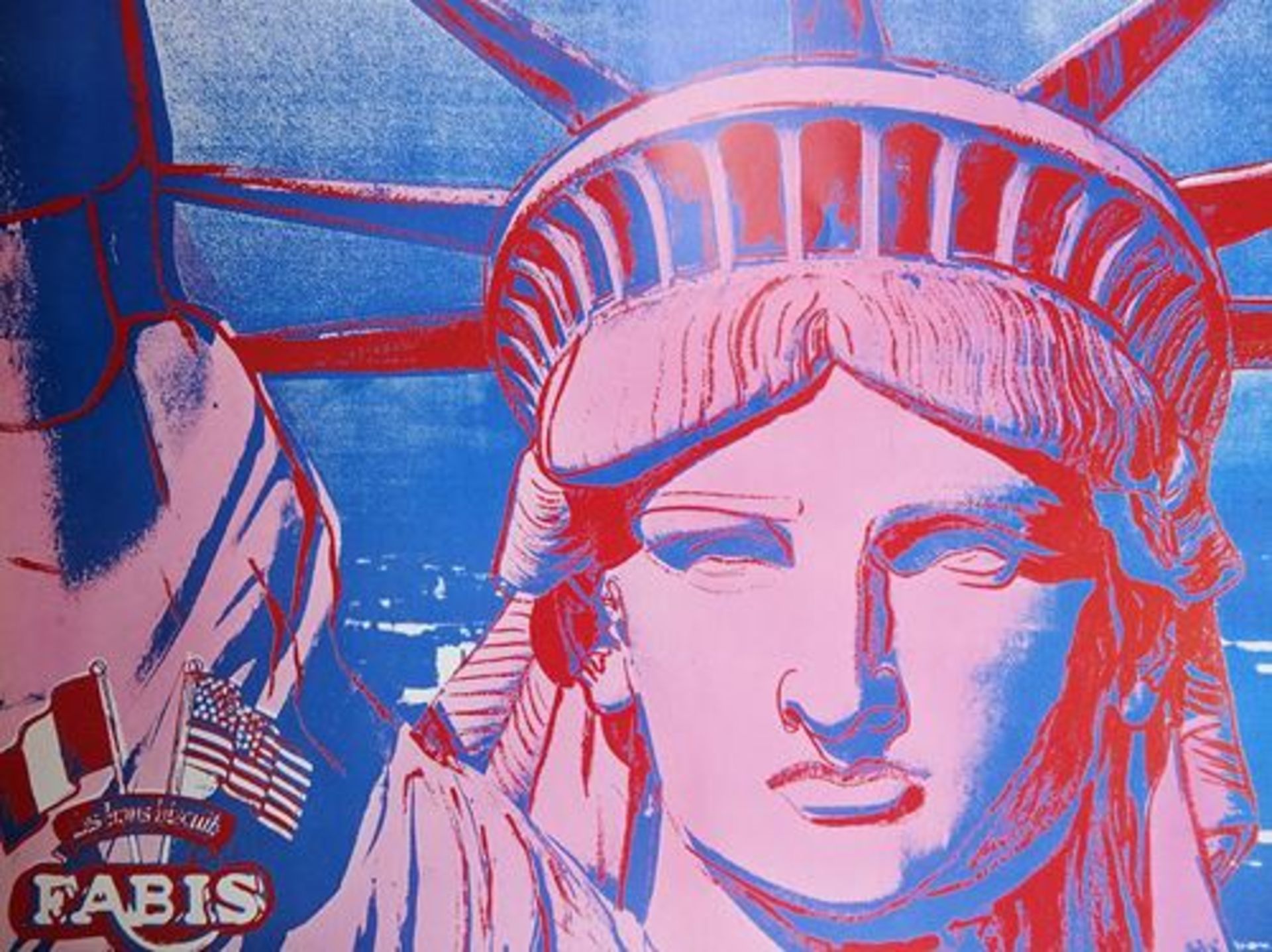 WARHOL Andy (1928-1987) 10 Statues of Liberty Original vintage poster Size 100 x 67 [...] - Bild 3 aus 5