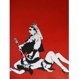 BANKSY (1974) (after) Queen Victoria 2003 Silkscreen in colour signed in the [...]