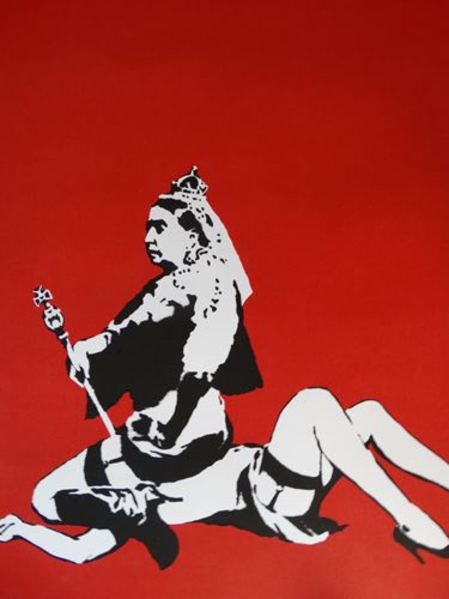 BANKSY (1974) (after) Queen Victoria 2003 Silkscreen in colour signed in the [...]