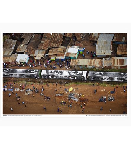 JR "Action in Kibera slum, Nairobe, Kenya". Exhibition poster 2018 New YORK 91 x 61 [...]