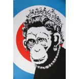 BANKSY (1974) (after) Monkey Queen, 2003 silkscreen Silkscreen in colour, [...]