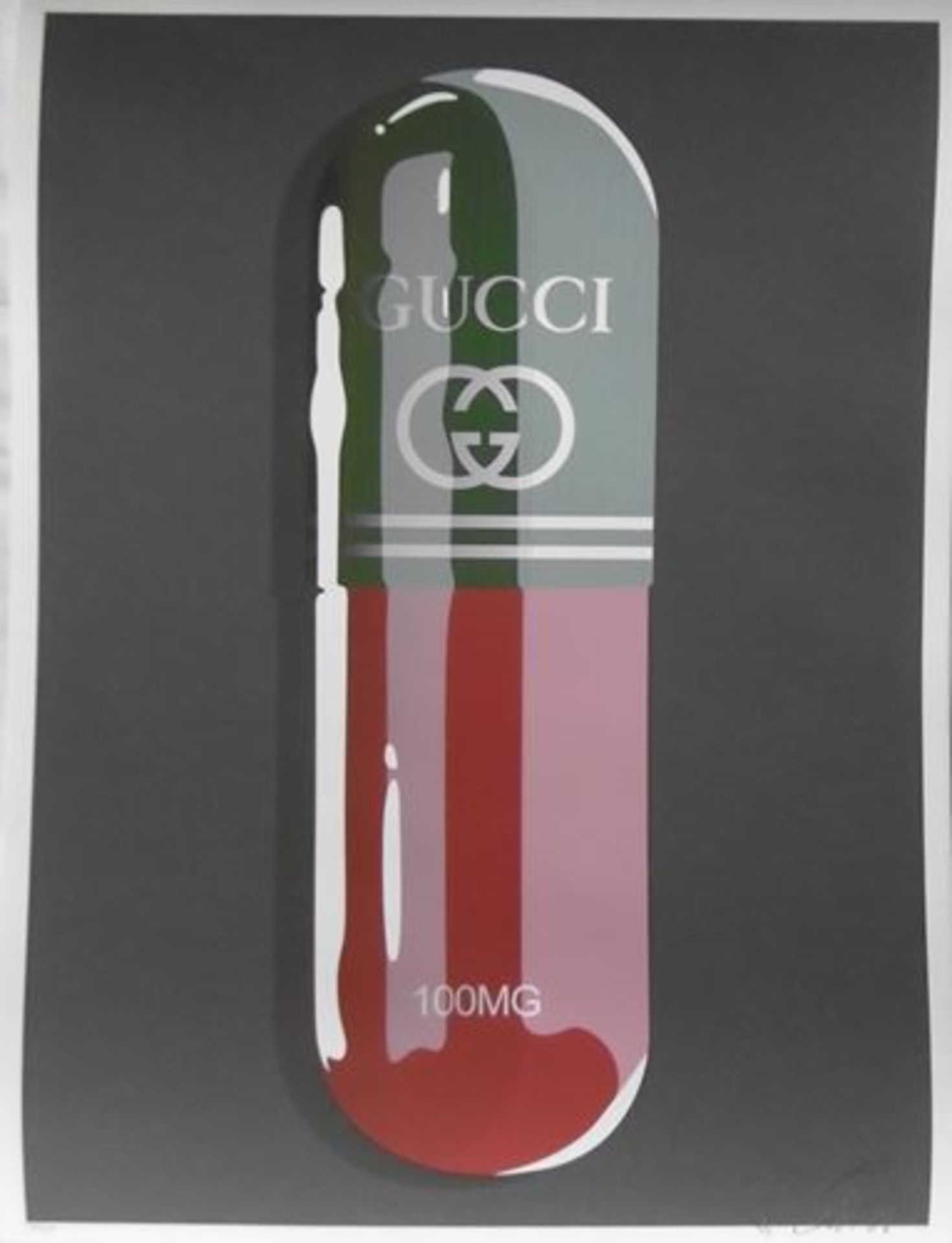 DENIAL Gucci Pill 2019 Lithograph Signed and numbered by the artist Limited [...] - Bild 3 aus 6