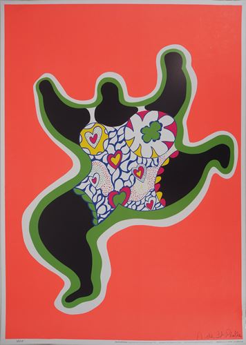 Niki de SAINT PHALLE (after) The chick dances Offset Impression (tone by tone) on [...] - Image 2 of 8