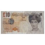 Banksy (1974) Difaced tenner, fake note of 10£ These notes [...]