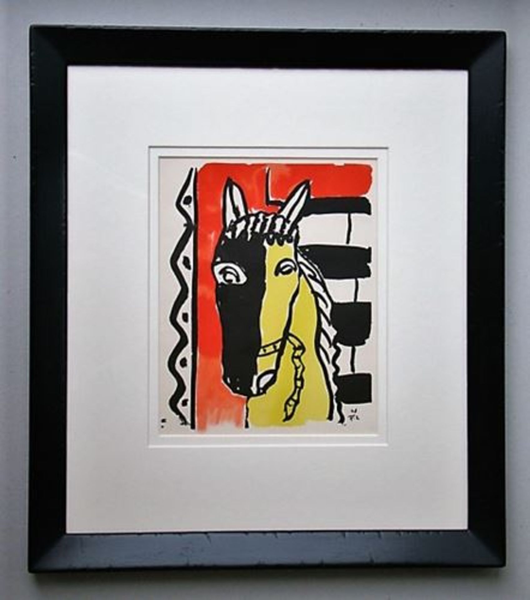 Fernand Léger Lithograph with pochoir / stencil colouring on wove paper. Monogrammed [...]