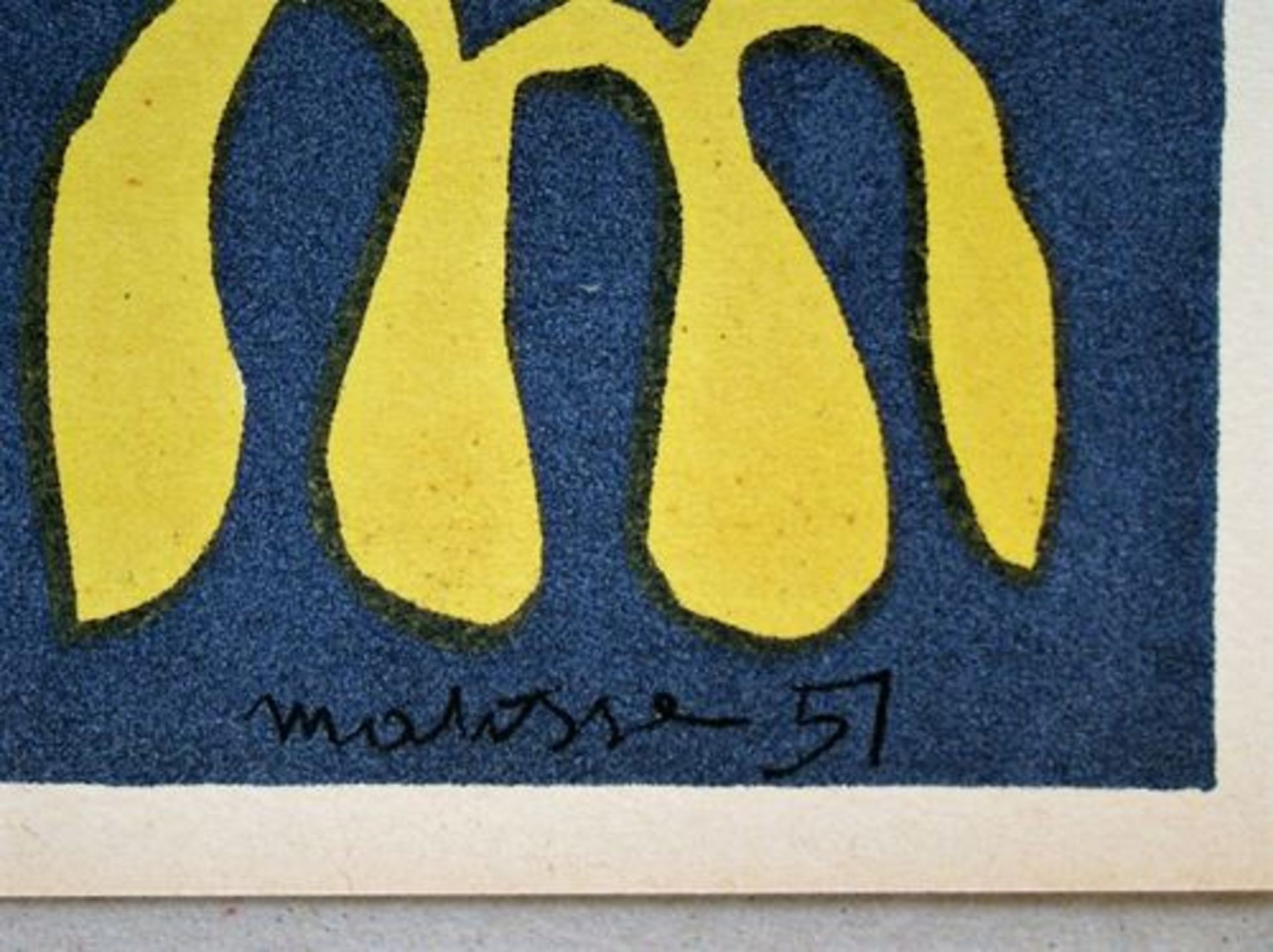 HENRI MATISSE ( after ) - Composition fond bleu - 1951 Lithographe in colours on wove [...] - Bild 7 aus 9