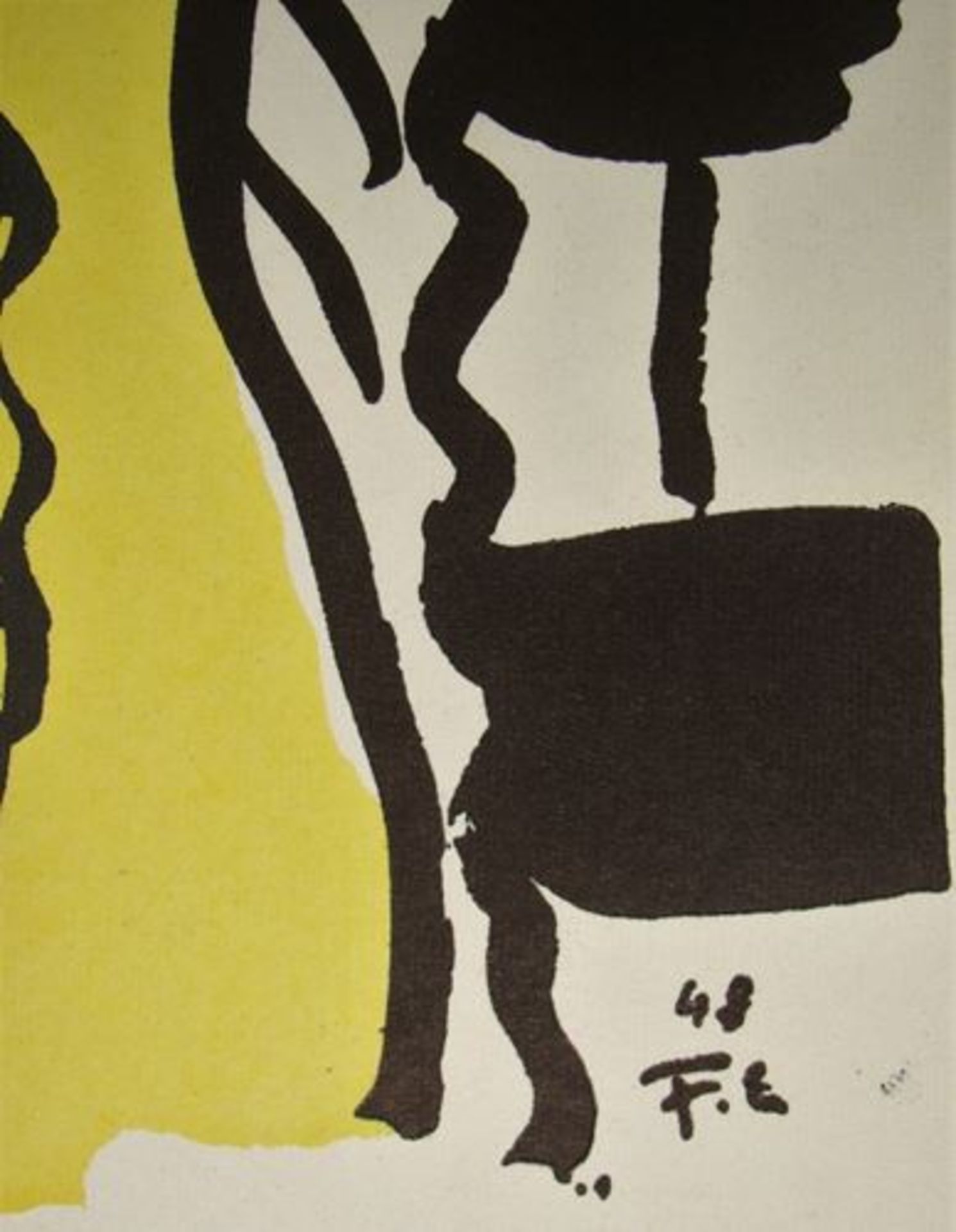Fernand Léger Lithograph with pochoir / stencil colouring on wove paper. Monogrammed [...] - Bild 7 aus 12