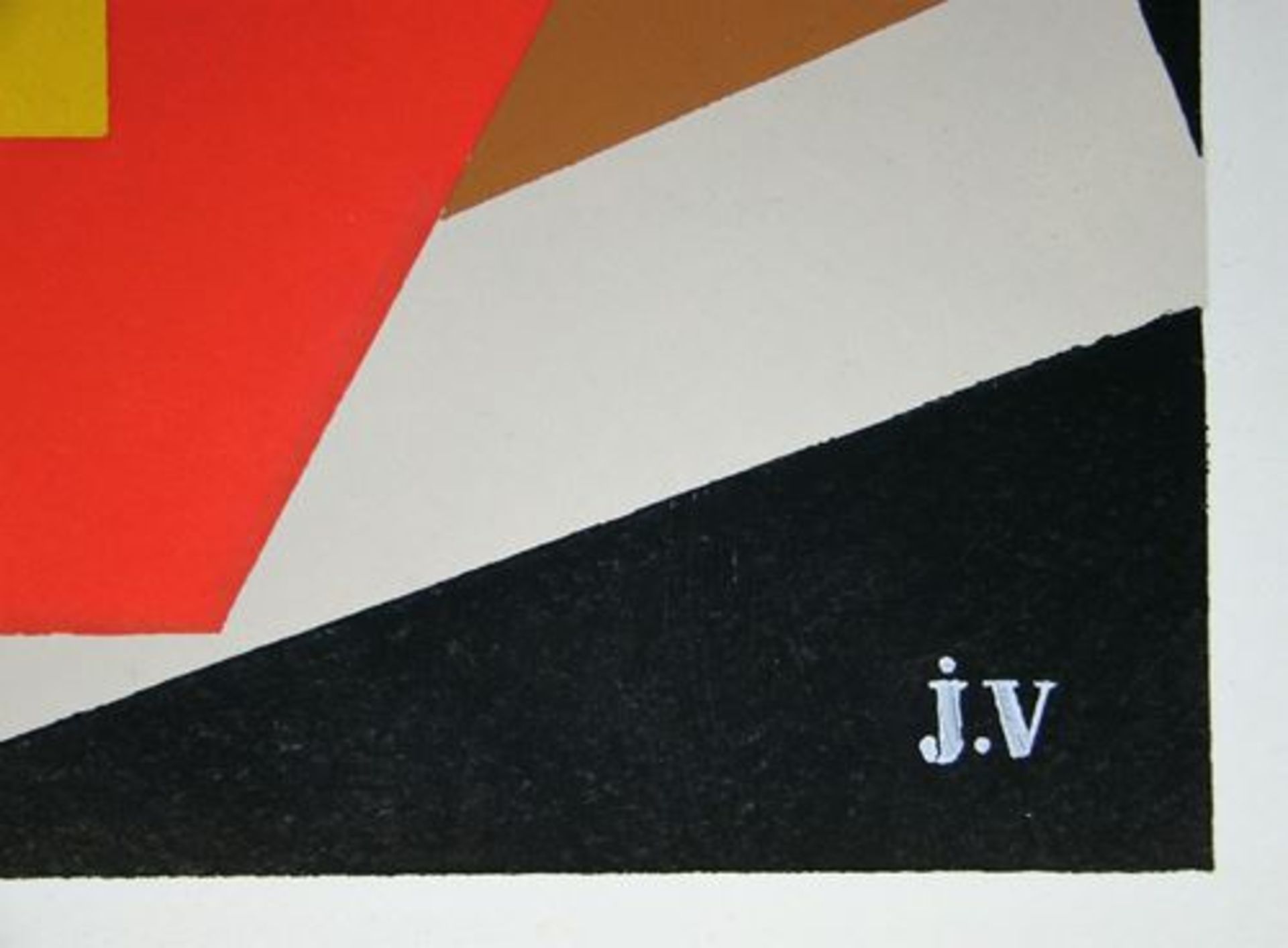 JACQUES VILLON (after) Stencil in 6 gouache colours on wove paper. Title: Noblesse - [...] - Bild 9 aus 11