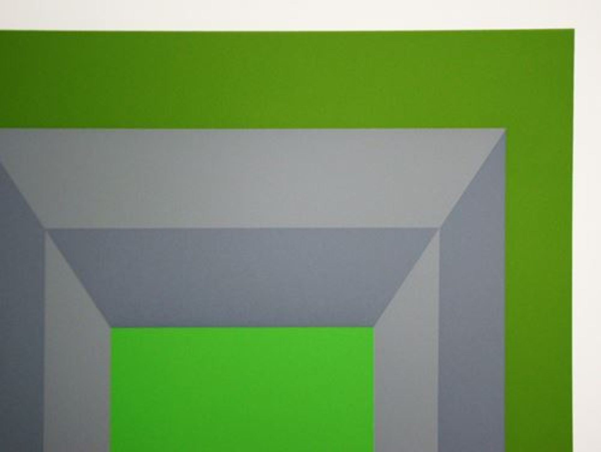 JOSEF ALBERS Original silkscreenprint in 4 colours on Mohawk Bristol paper, [...] - Bild 8 aus 9