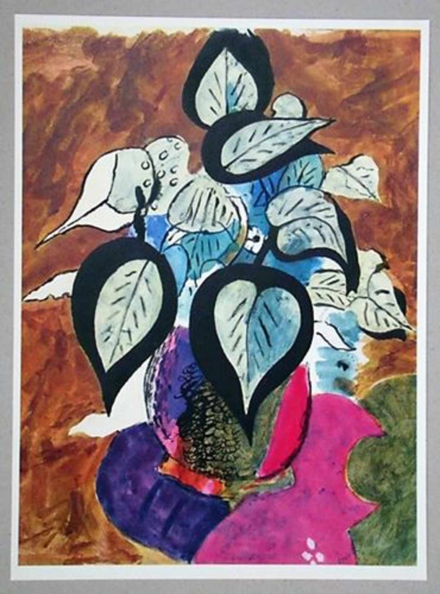 GEORGES BRAQUE (after) Lithograph in colours on wove paper, unsigned and [...] - Bild 2 aus 7