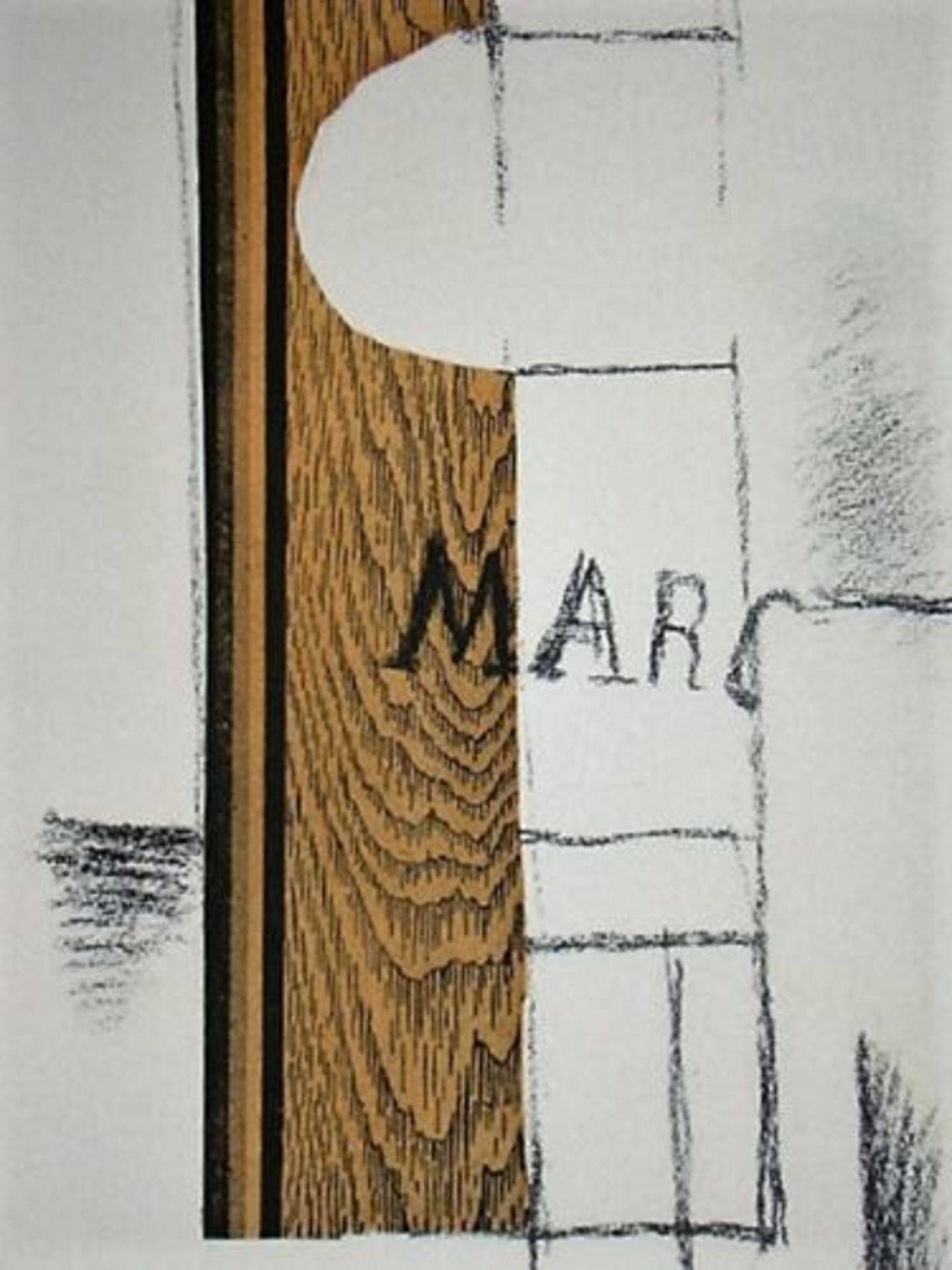 Georges BRAQUE (d'après) La bouteille de Marc, 1956 Pochoir / stencil in colours on [...] - Bild 4 aus 9