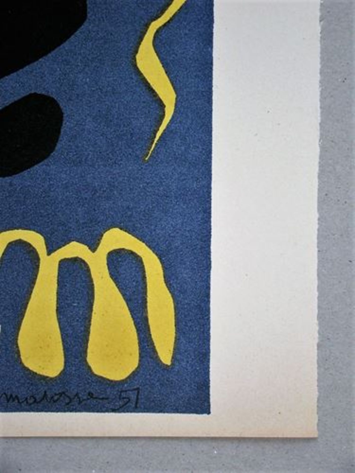 HENRI MATISSE ( after ) - Composition fond bleu - 1951 Lithographe in colours on wove [...] - Bild 6 aus 9