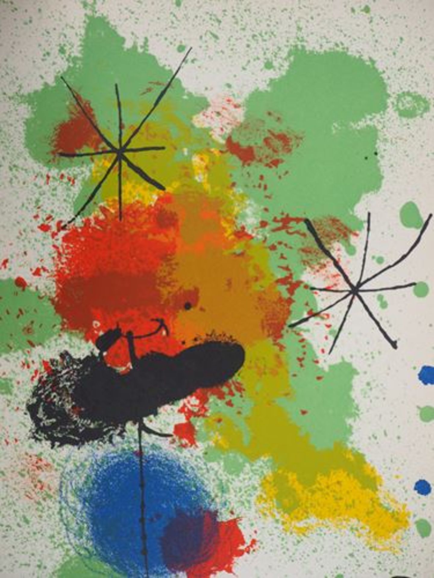Joan MIRO Star composition, 1964 Original lithograph Signed in the plate On Arches [...] - Bild 5 aus 6