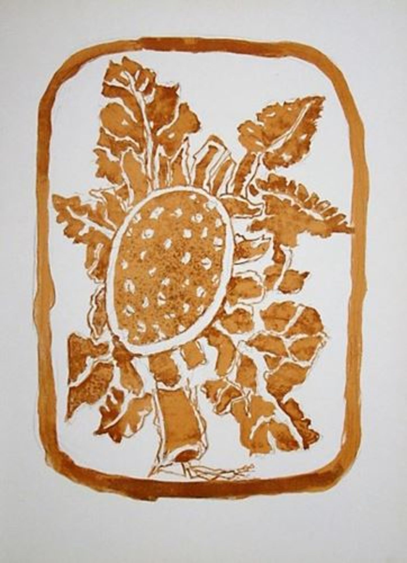 GEORGES BRAQUE (after) Lithograph in colours on wove paper, unsigned and [...]