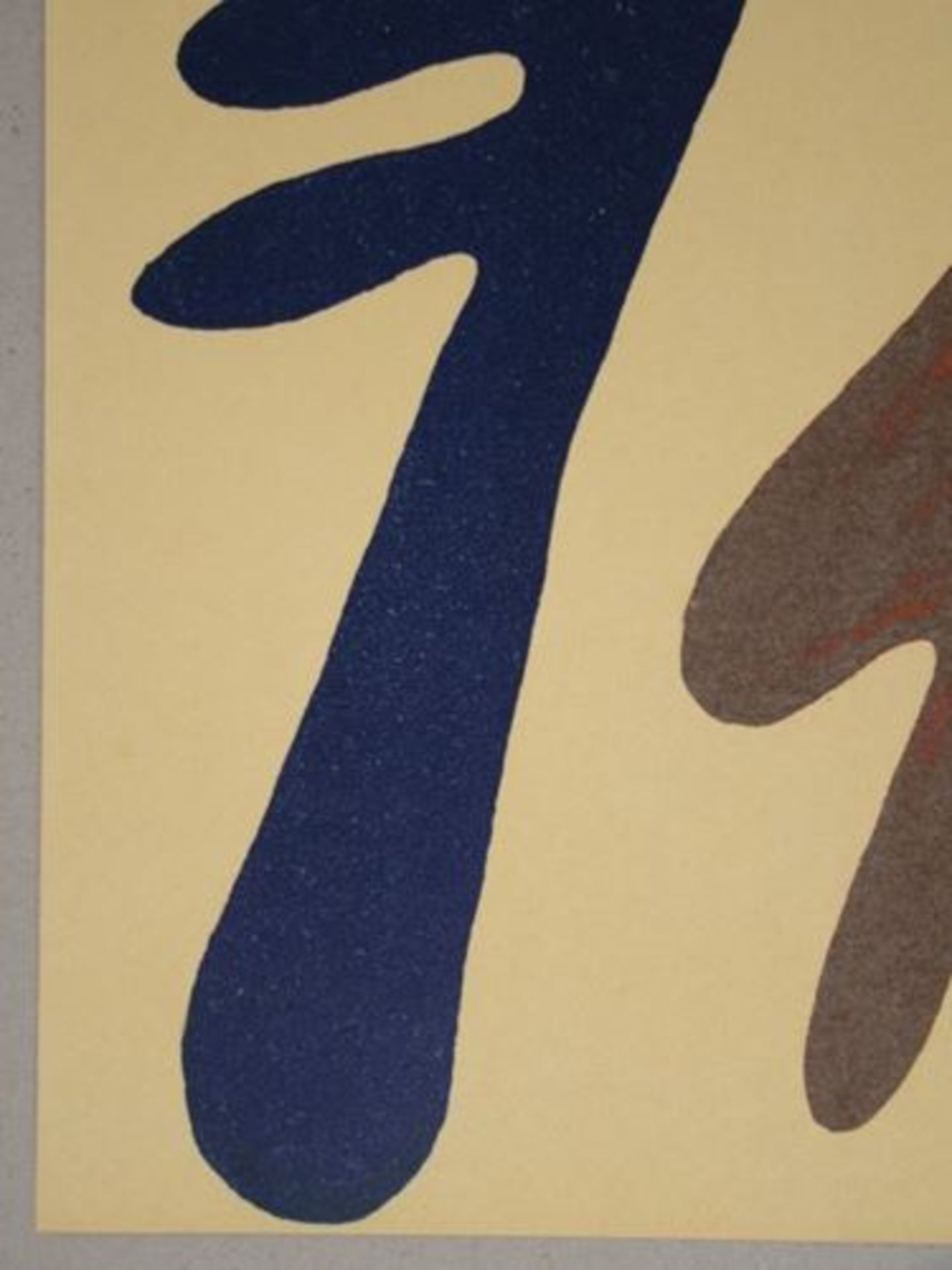 JEAN ARP - Head, torso and navel on table - 1962 Original lithograph in colours on [...] - Bild 5 aus 8