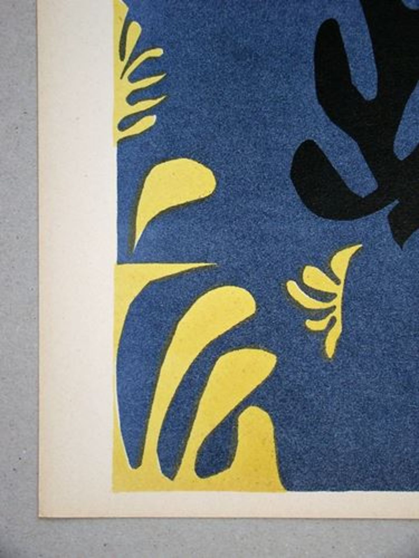 HENRI MATISSE ( after ) - Composition fond bleu - 1951 Lithographe in colours on wove [...] - Bild 5 aus 9