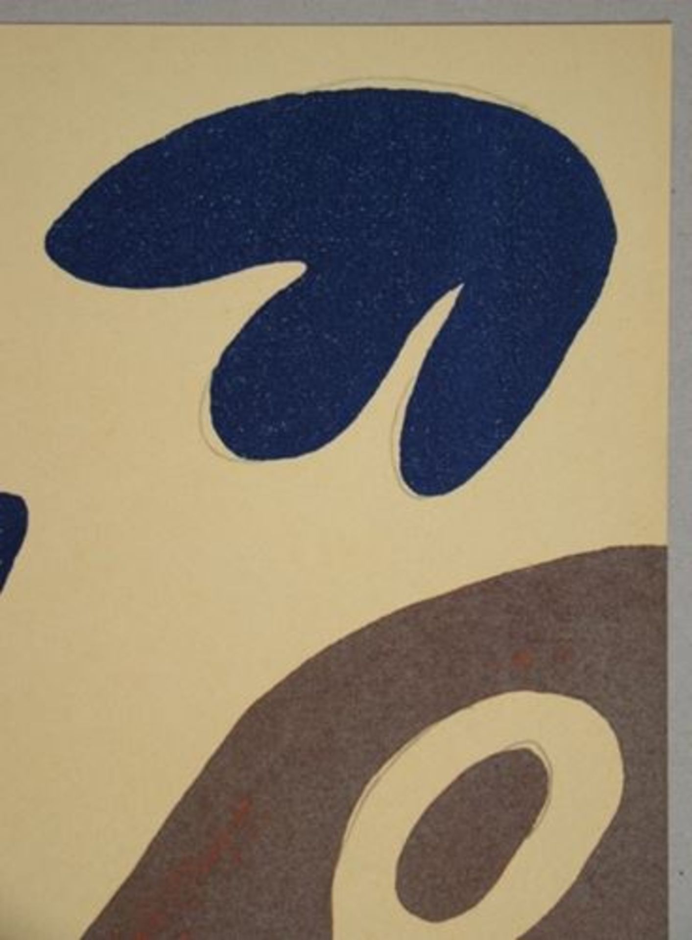 JEAN ARP - Head, torso and navel on table - 1962 Original lithograph in colours on [...] - Bild 6 aus 8