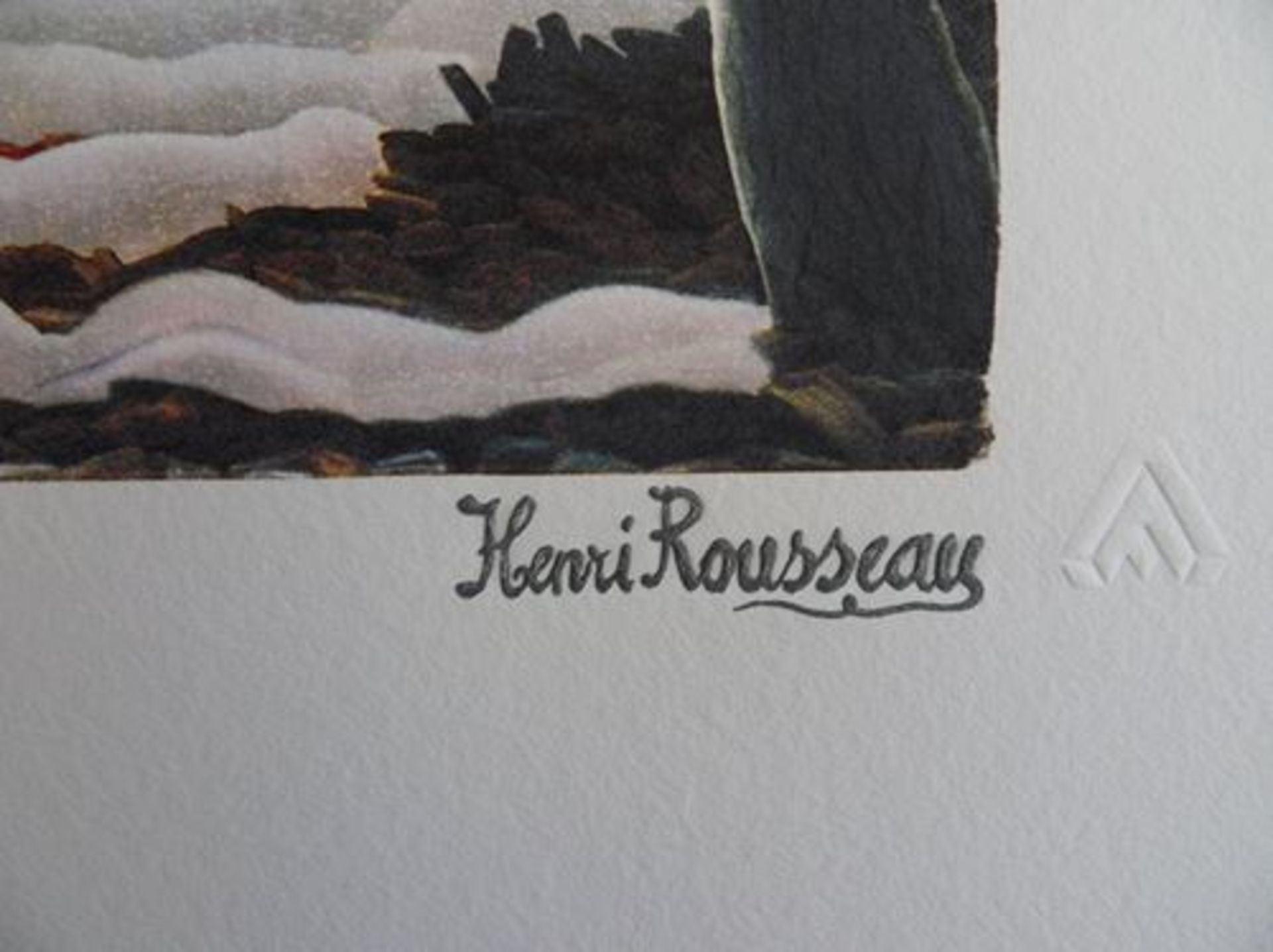 Le Douanier ROUSSEAU (Henri, said) (After) Lithograph signed and numbered- 300 [...] - Bild 6 aus 6