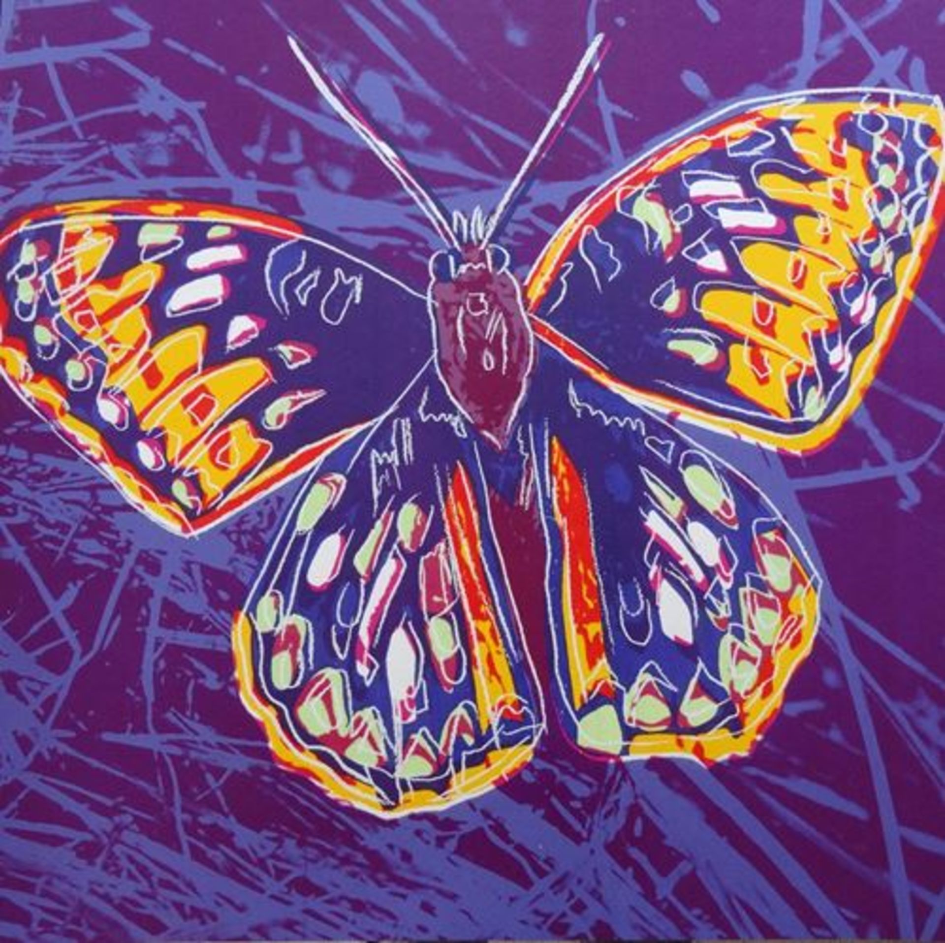 Andy Warhol (American, 1928-1987)(after) Butterfly, from 'Endangered Species'. Color [...] - Bild 4 aus 9