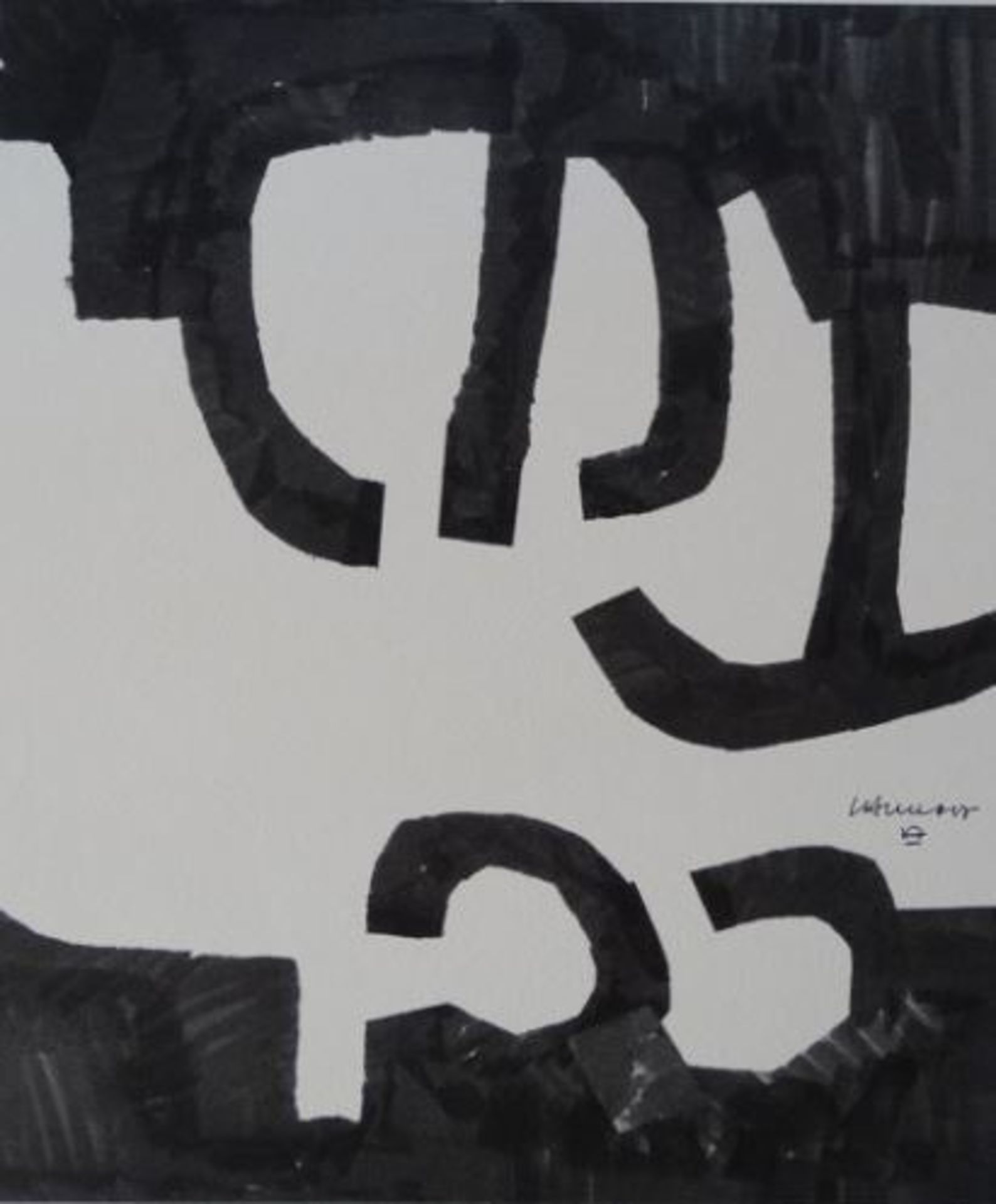 Eduardo Chillida (after) Composition Signed in the plate frame not included 50 x [...]