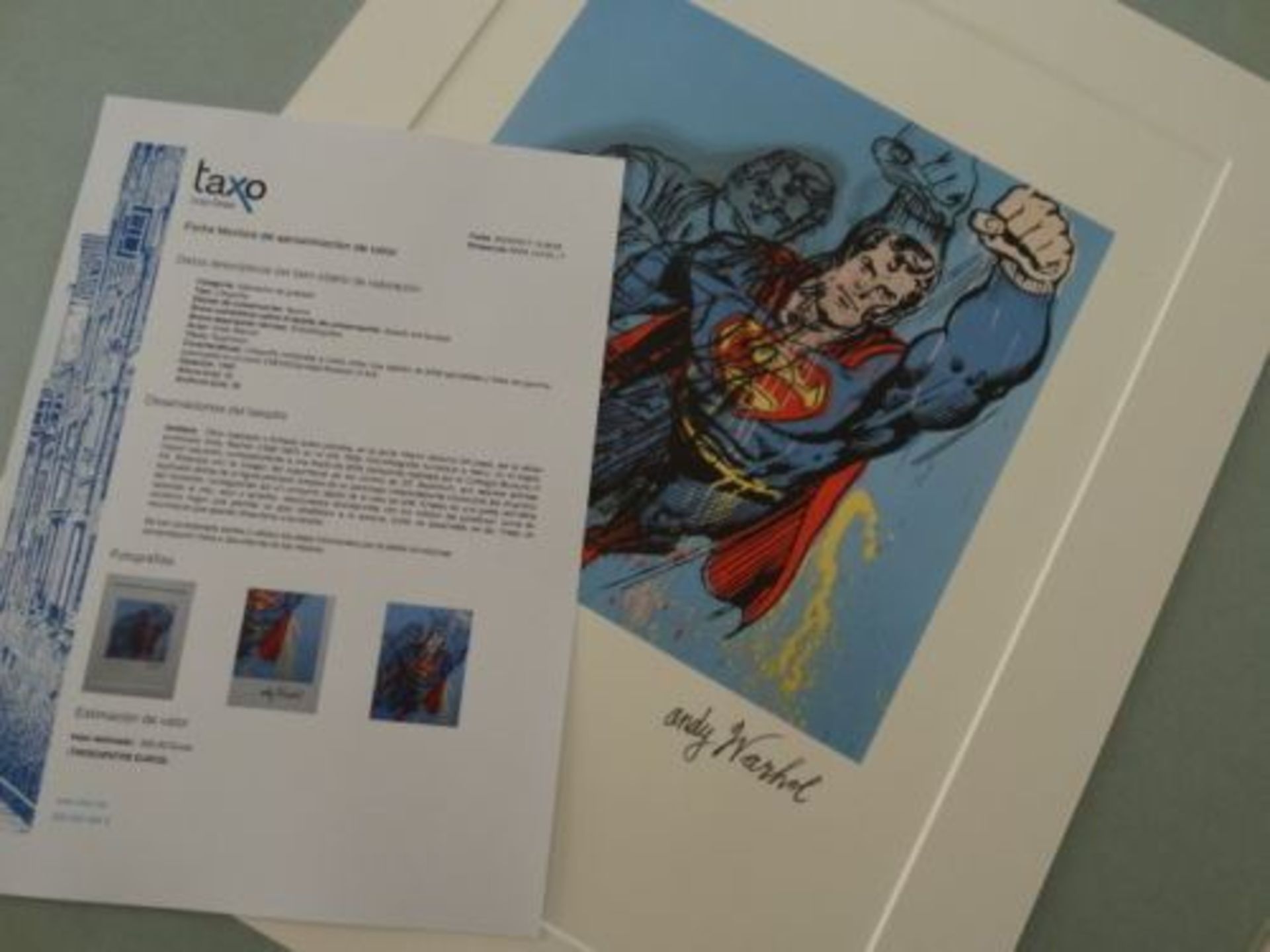 Andy Warhol Superman, 1981/1986 Series "Myths" Pencil numbered and signed in [...] - Bild 9 aus 9