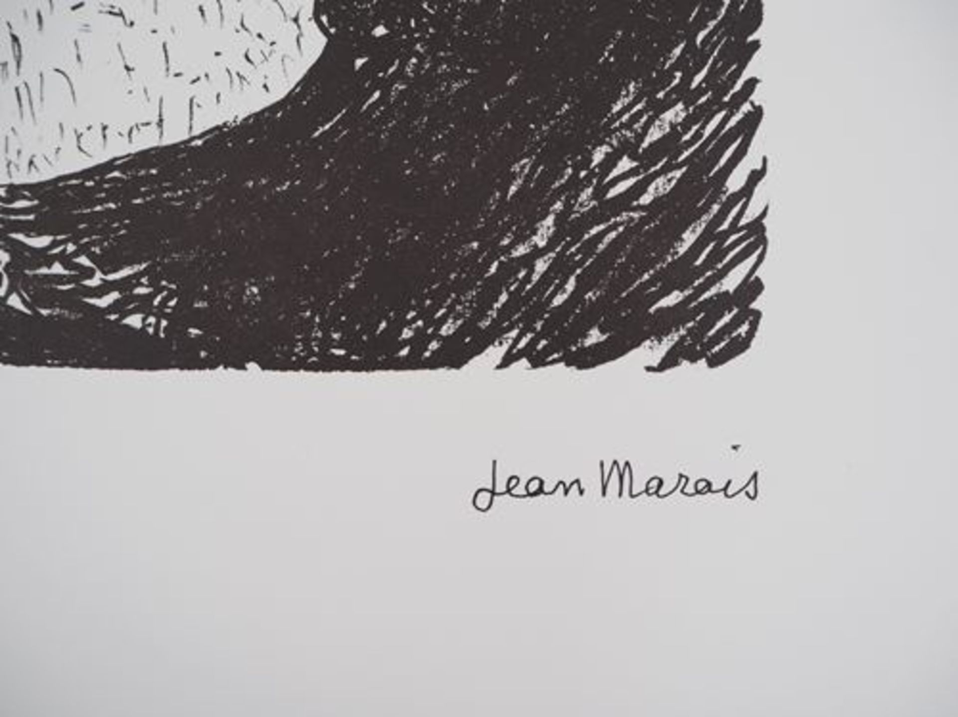 Jean MARAIS Faces in a forest Lithograph Signed by artist's stamp and in the [...] - Bild 7 aus 7