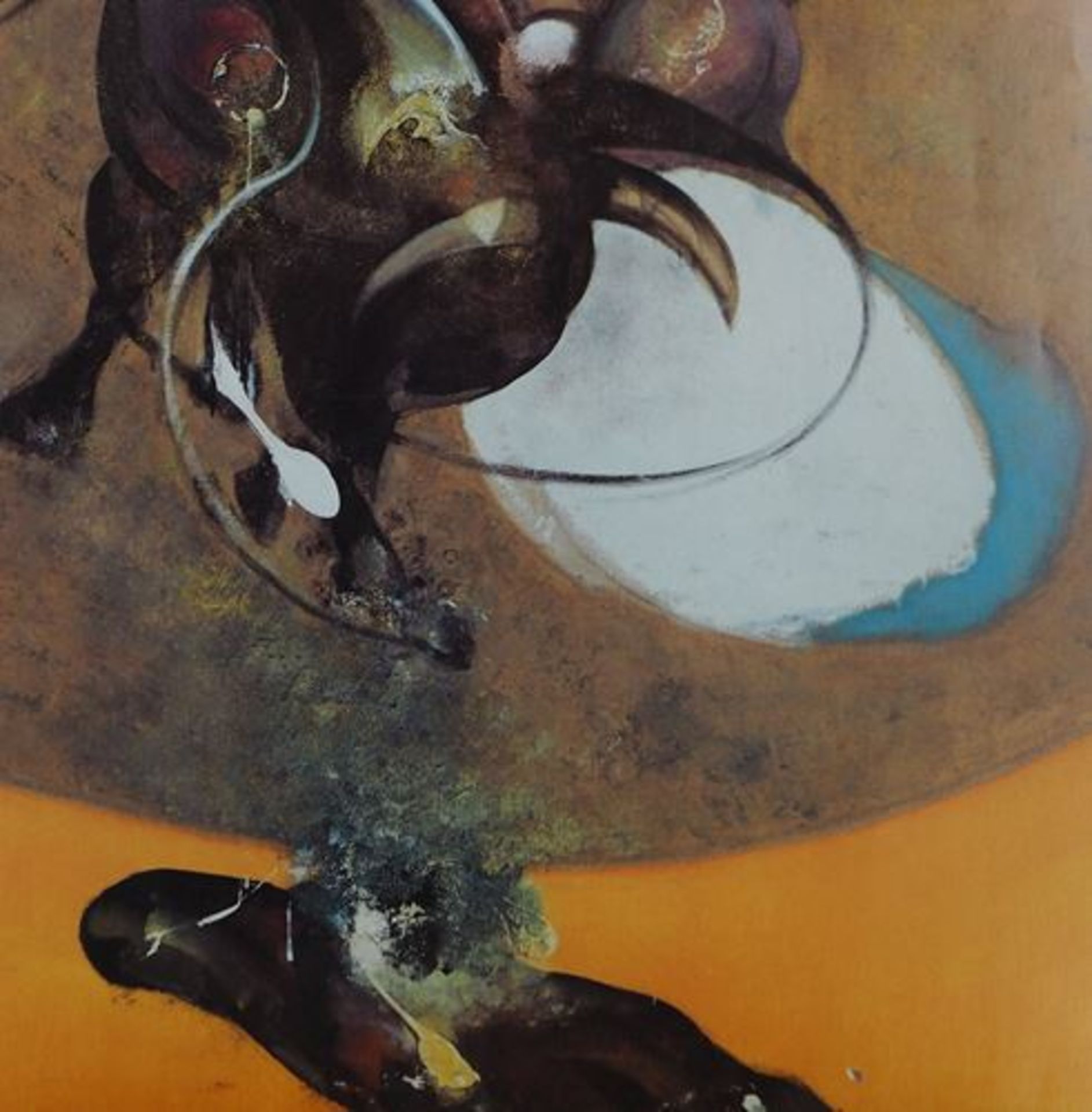 Francis BACON (after) Bullfighting Original vintage poster on thick paper Printed in [...] - Bild 5 aus 7