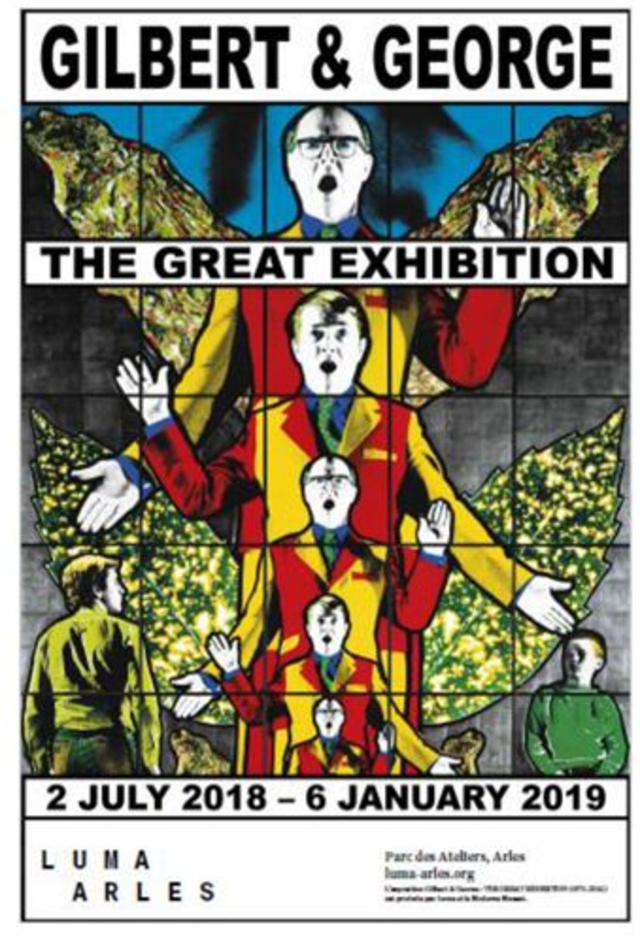 Gilbert & George Hand Signed Poster from The Great Exhibition Luma [...]