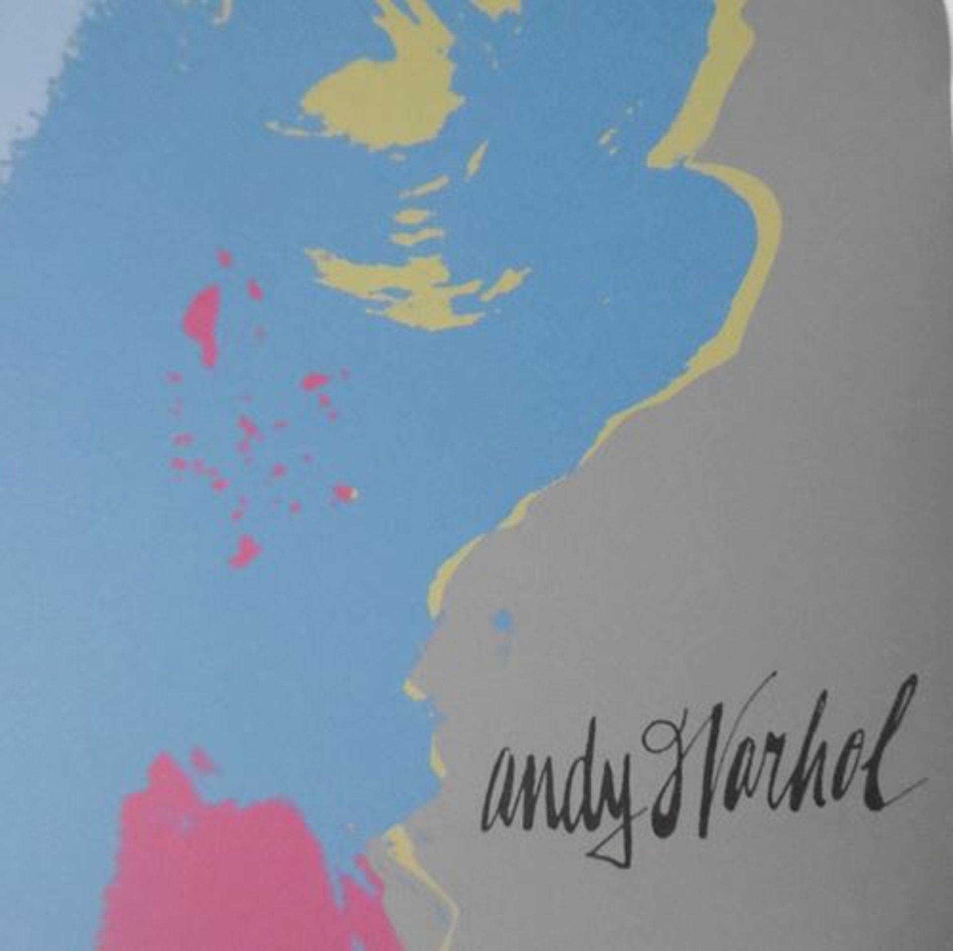 Andy WARHOL (after) Marilyn Monroe (1967) blue yellow Granolithograph published by [...] - Bild 3 aus 4