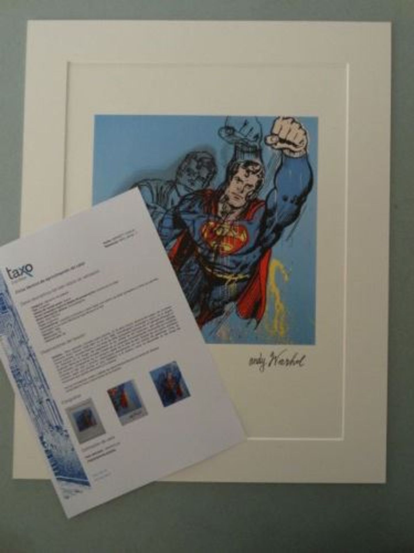 Andy Warhol Superman, 1981/1986 Series "Myths" Pencil numbered and signed in [...] - Bild 6 aus 9