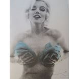 Bert Stern (1929-2013) - Marilyn Monroe Pigment Print Hand signed 42x29.8cm - Bert [...]