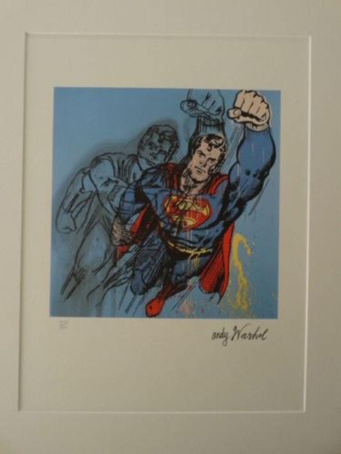 Andy Warhol Superman, 1981/1986 Series "Myths" Pencil numbered and signed in [...]