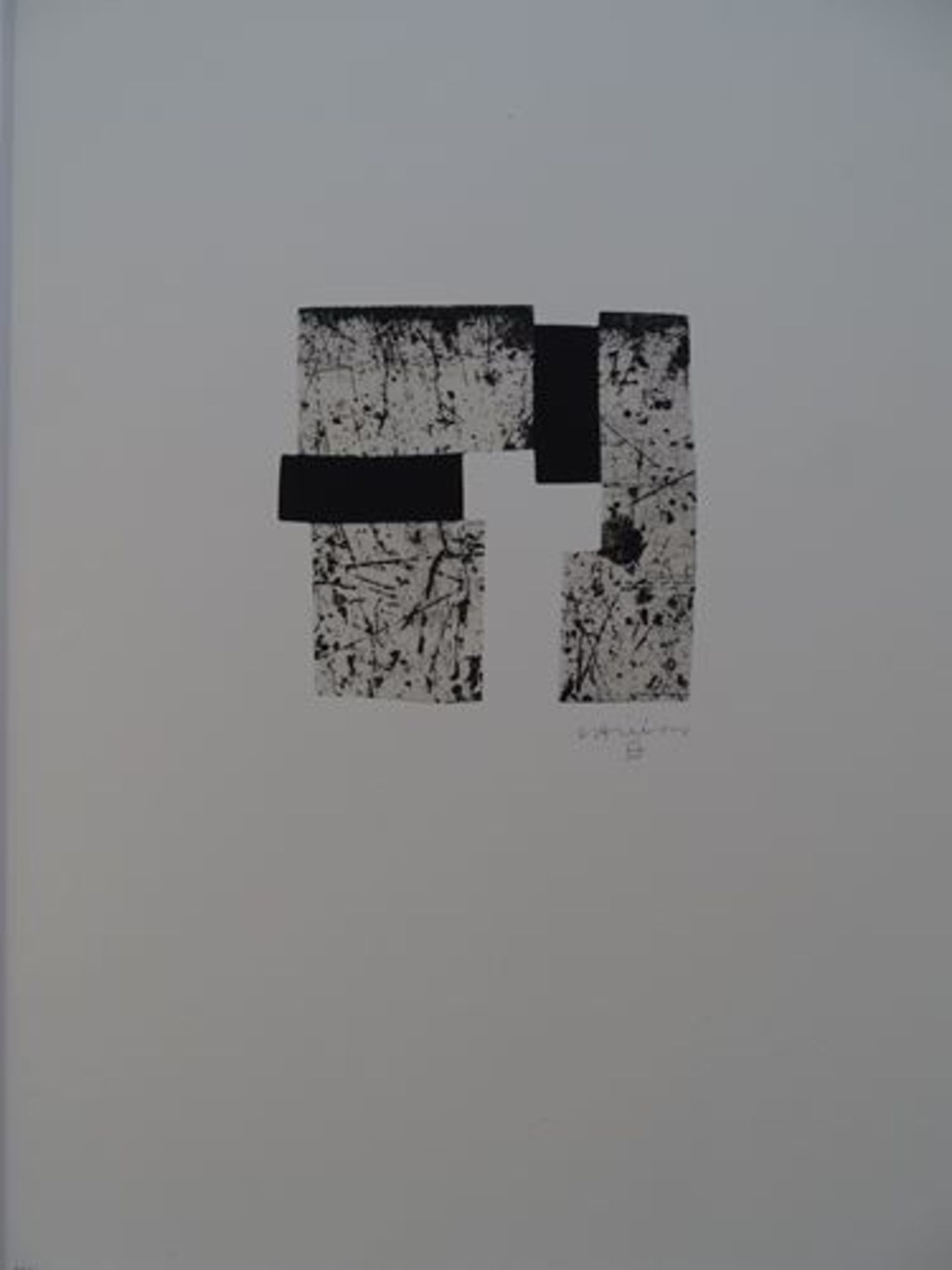 Eduardo Chillida After - Composition Dimensions: 40x30 cm with paspartu Very good [...]