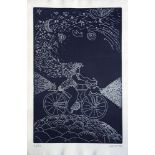 Nicole LAPORTE (1954) The Cyclist of Dreams Original engraving Signed in [...]