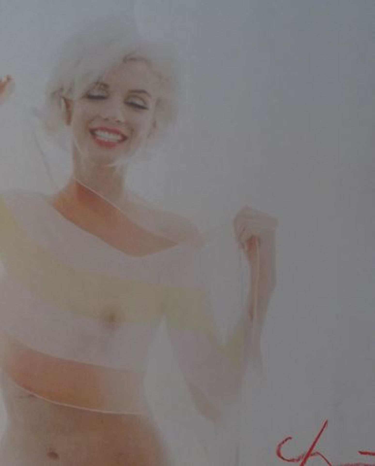 Bert Stern (1929-2013) - Marilyn Monroe Pigment Print Hand signed 42x29.8cm - Bert [...]
