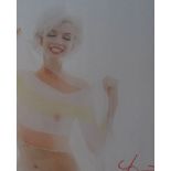 Bert Stern (1929-2013) - Marilyn Monroe Pigment Print Hand signed 42x29.8cm - Bert [...]