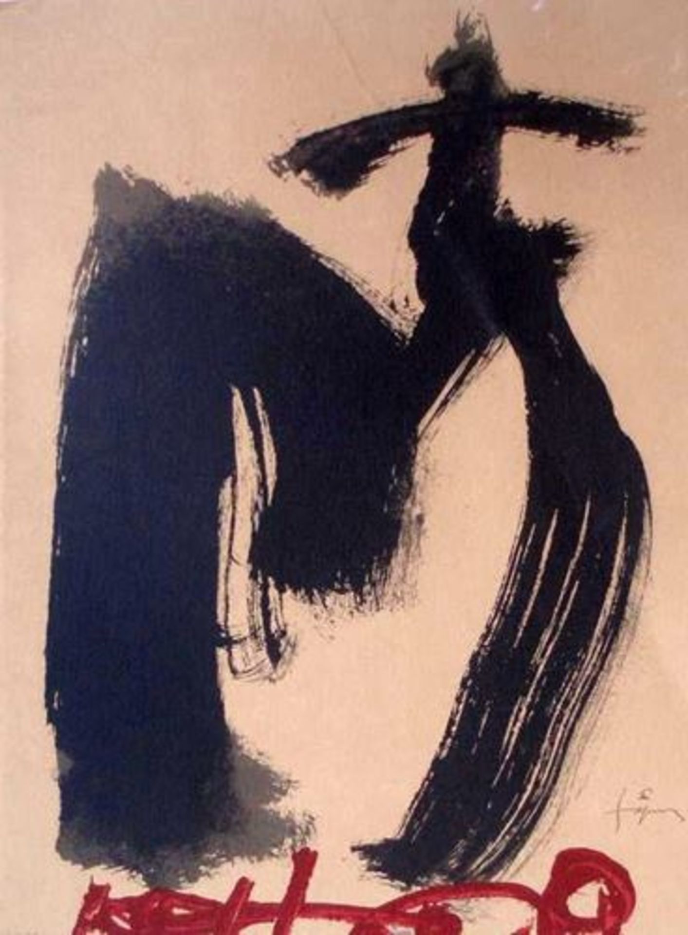 Antoni Tapies (1923-2012)(after) Composition Lithograph Signed in the plate. [...] - Bild 6 aus 7