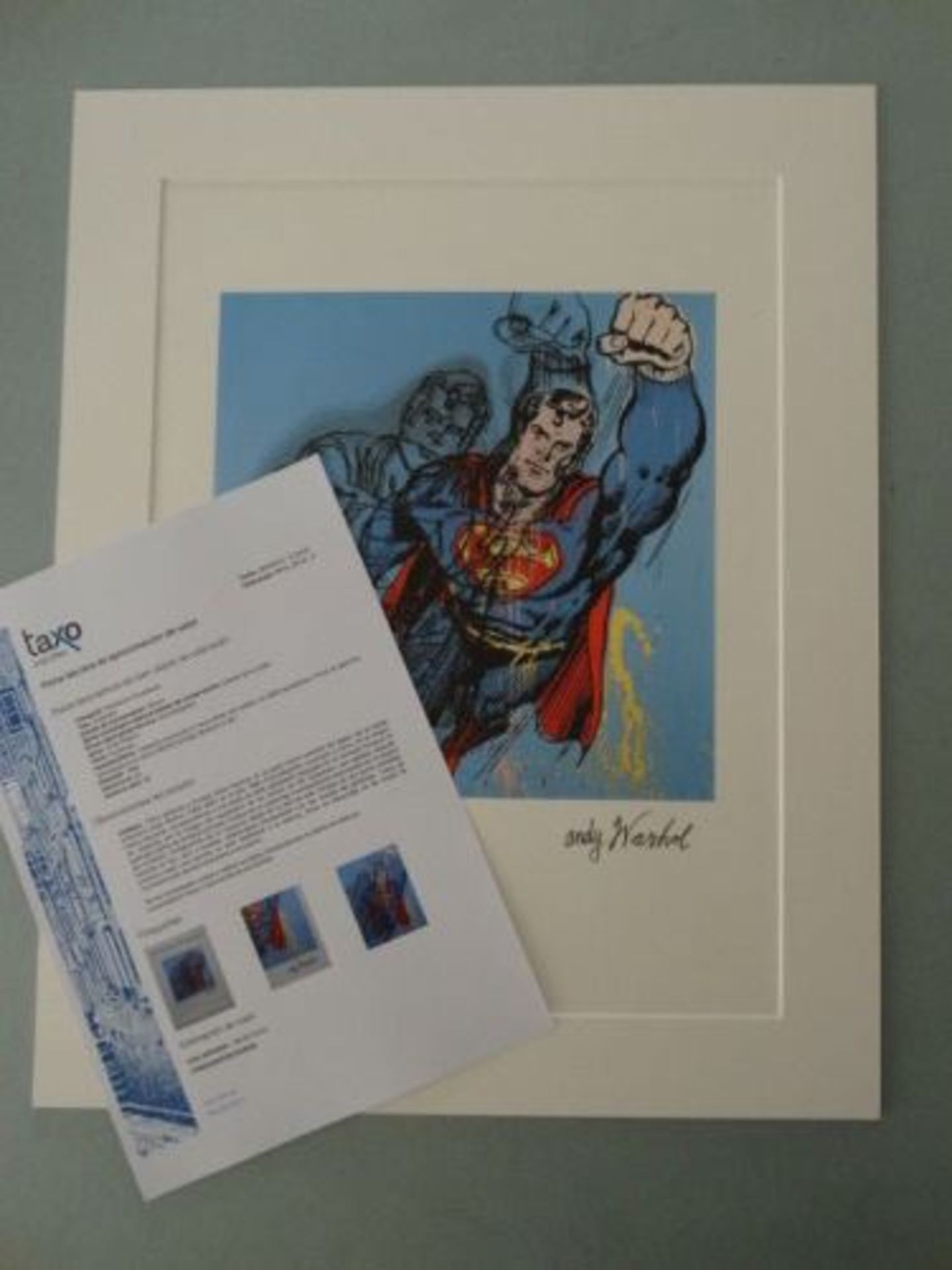 Andy Warhol Superman, 1981/1986 Series "Myths" Pencil numbered and signed in [...] - Bild 5 aus 9