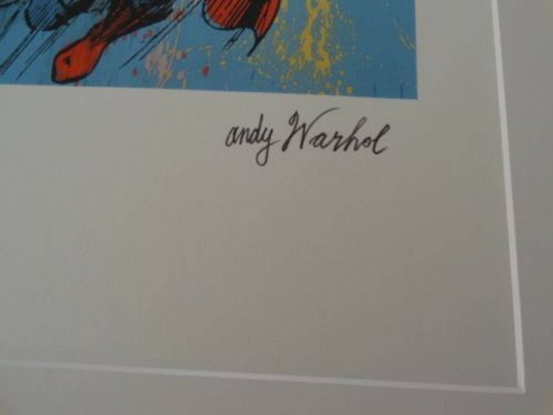 Andy Warhol Superman, 1981/1986 Series "Myths" Pencil numbered and signed in [...] - Bild 3 aus 9