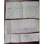 Alexandre DUMAS père. Manuscrit autographe ; 6 pages grand in-fol., plus un fragment [...]