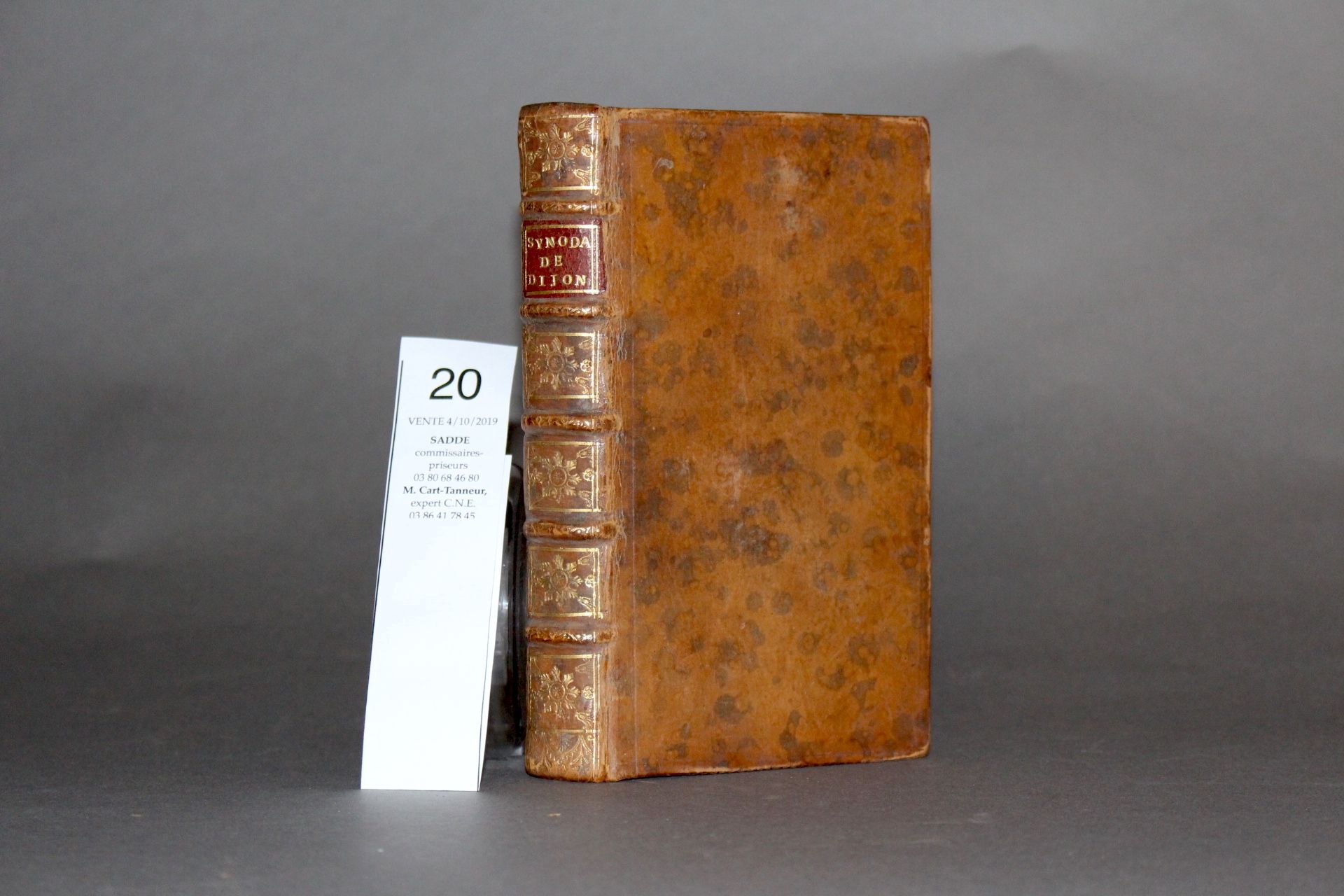 [BOUHIER, Claude]. - Ordonnances synodales du diocèse de Dijon.- A Dijon, chez [...]