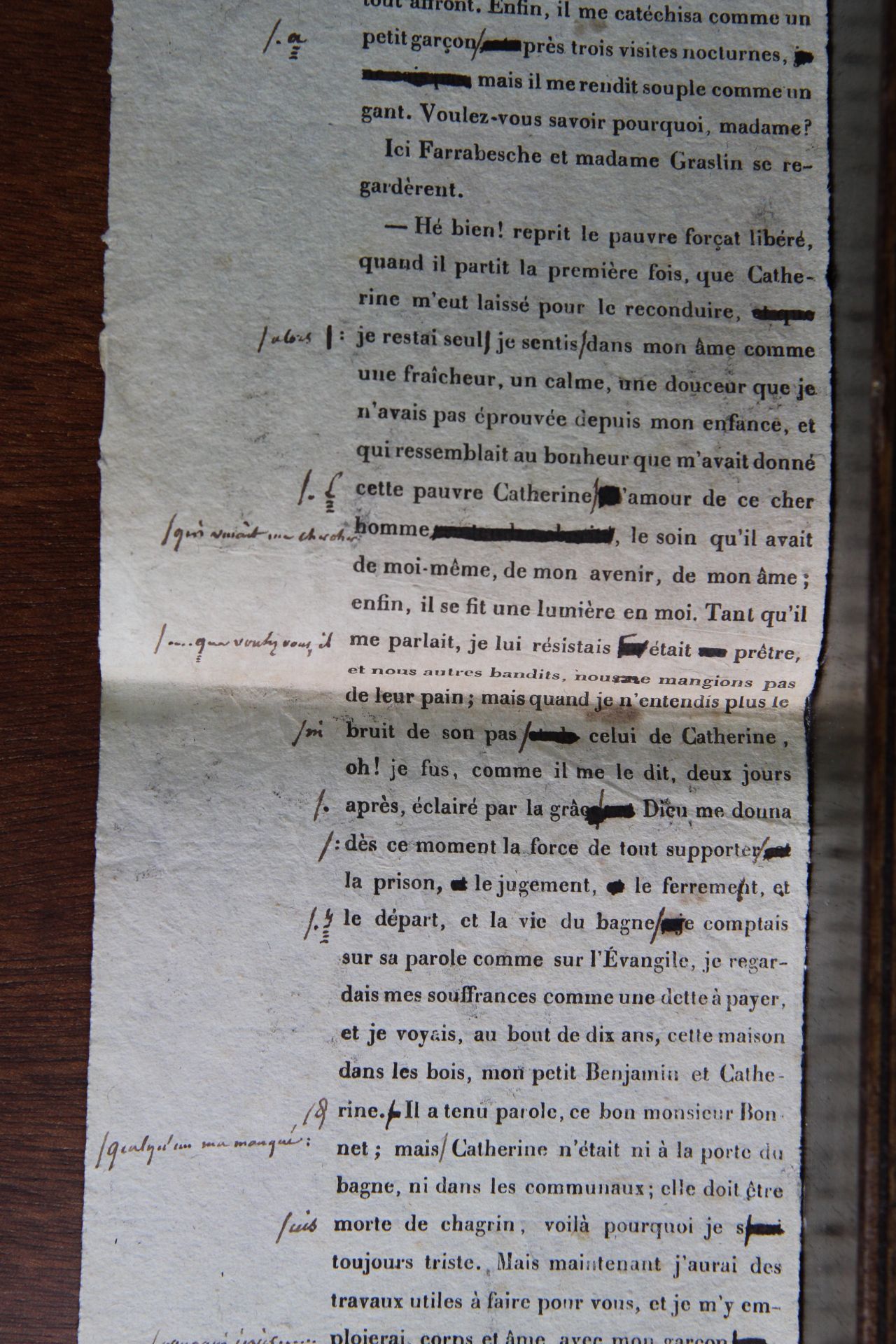 Honoré de BALZAC. 8 feuillets d'épreuves corrigées, plus un feuillet manuscrit [...] - Bild 11 aus 18