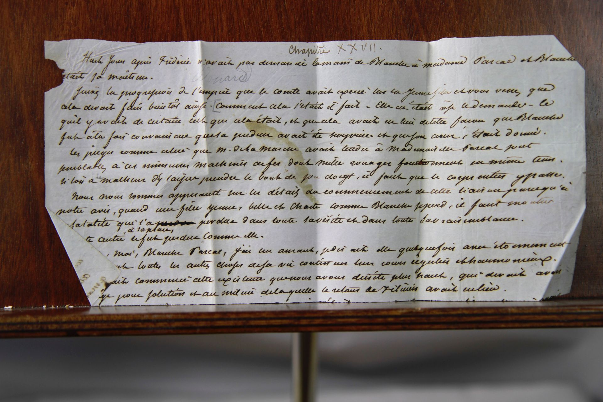 Alexandre DUMAS père. Manuscrit autographe ; 6 pages grand in-fol., plus un fragment [...] - Bild 9 aus 12