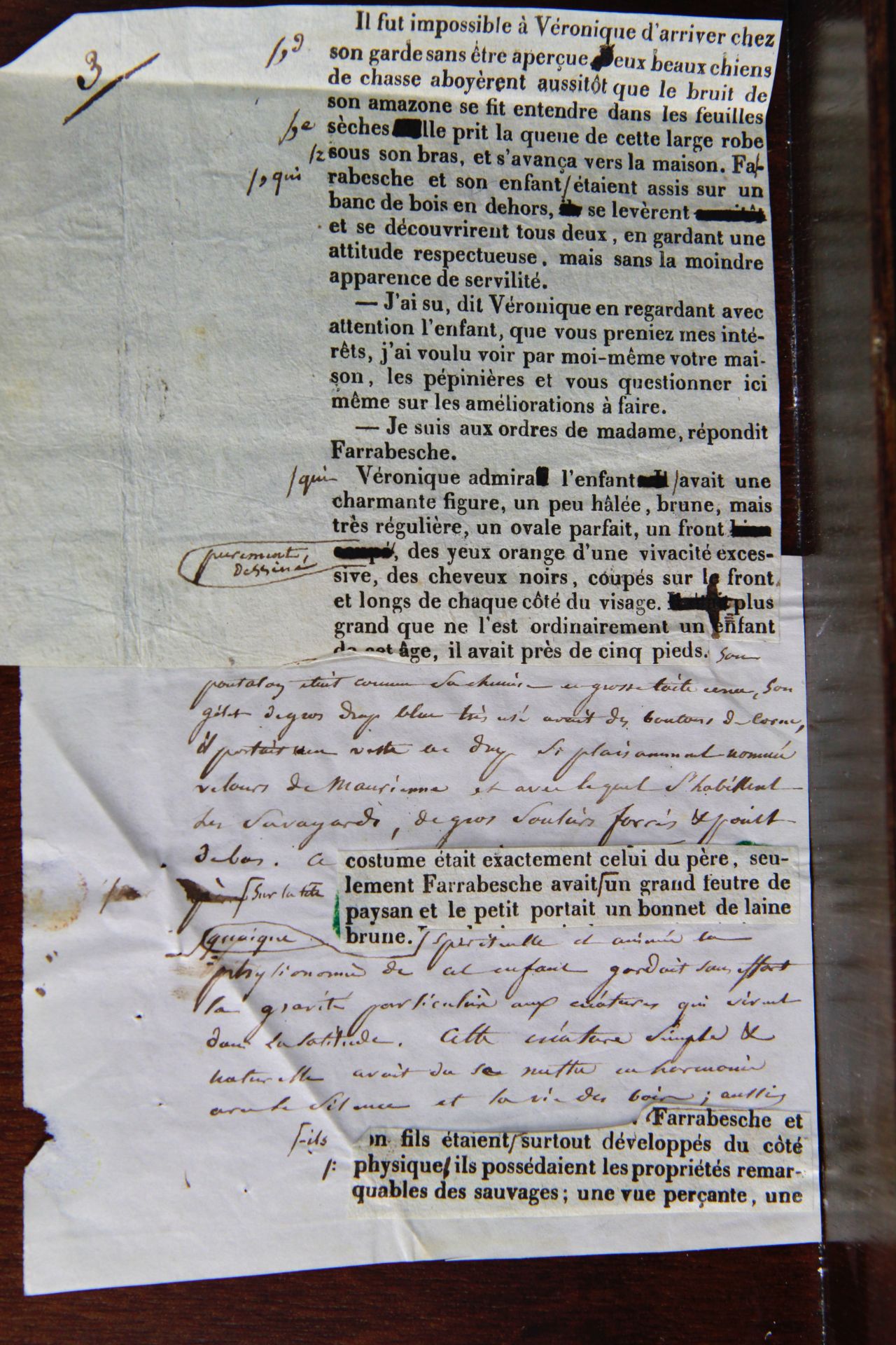 Honoré de BALZAC. 8 feuillets d'épreuves corrigées, plus un feuillet manuscrit [...] - Bild 14 aus 18