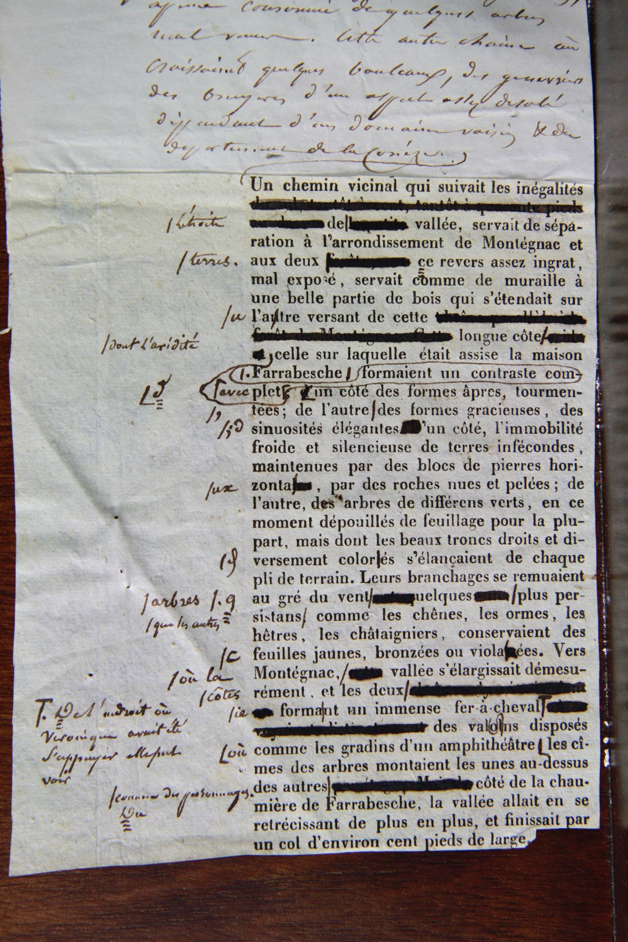 Honoré de BALZAC. 8 feuillets d'épreuves corrigées, plus un feuillet manuscrit [...] - Bild 17 aus 18