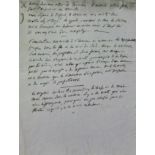 François-Joseph TALMA. Manuscrits et notes autographes ; 38 pages formats divers. [...]