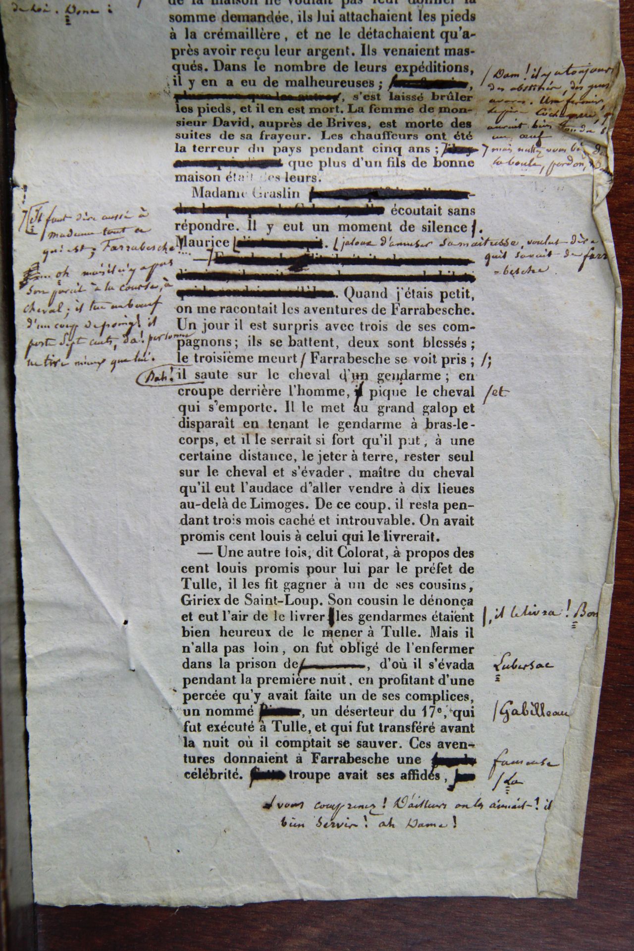 Honoré de BALZAC. 8 feuillets d'épreuves corrigées, plus un feuillet manuscrit [...] - Bild 9 aus 18